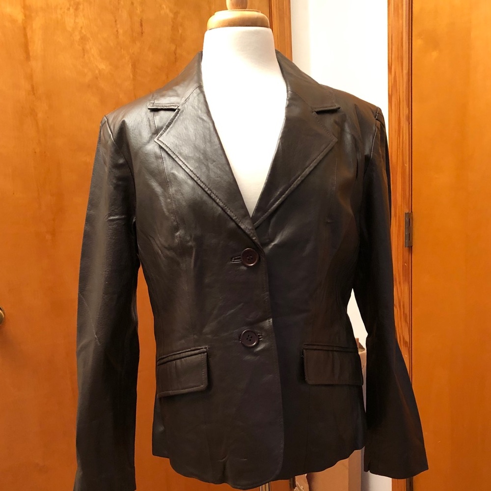 Leather Blazer